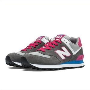 grey and pink new balance